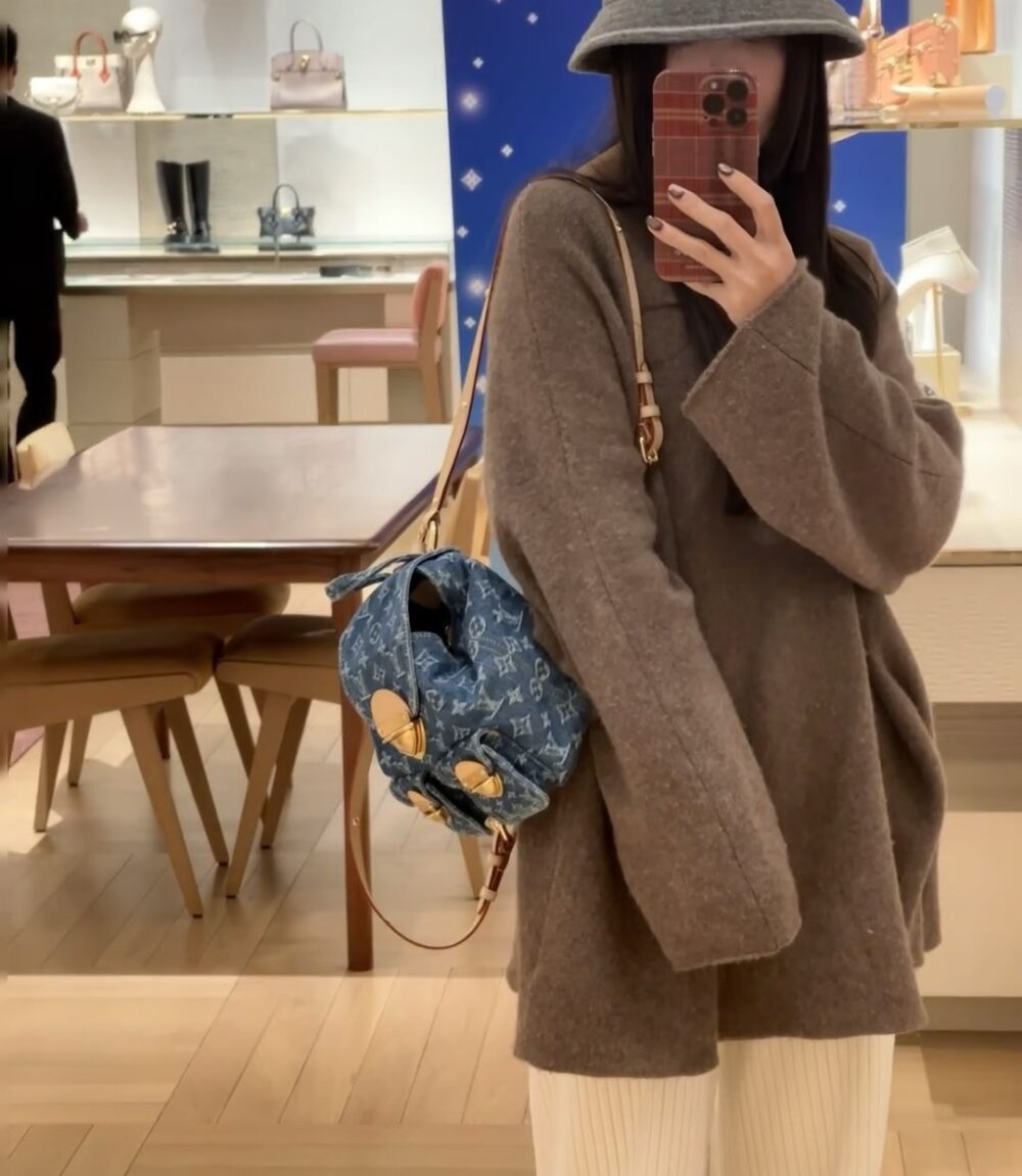 LOUIS VUITTON BACKPACK VENICE DENIM BLUE 20CM M46836 - Image 9