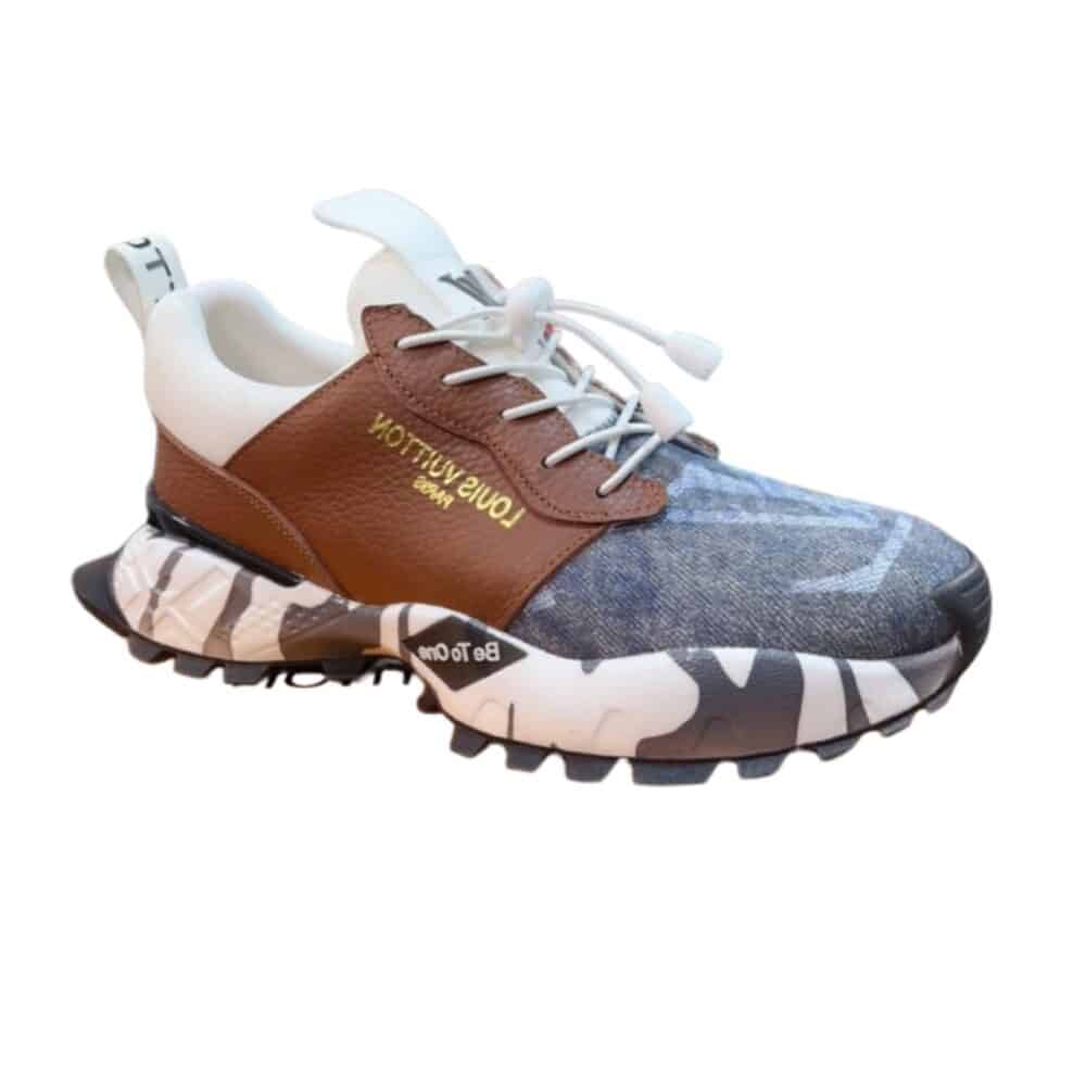 LOUIS VUITTON SNEAKER BE TO ONE BROWN