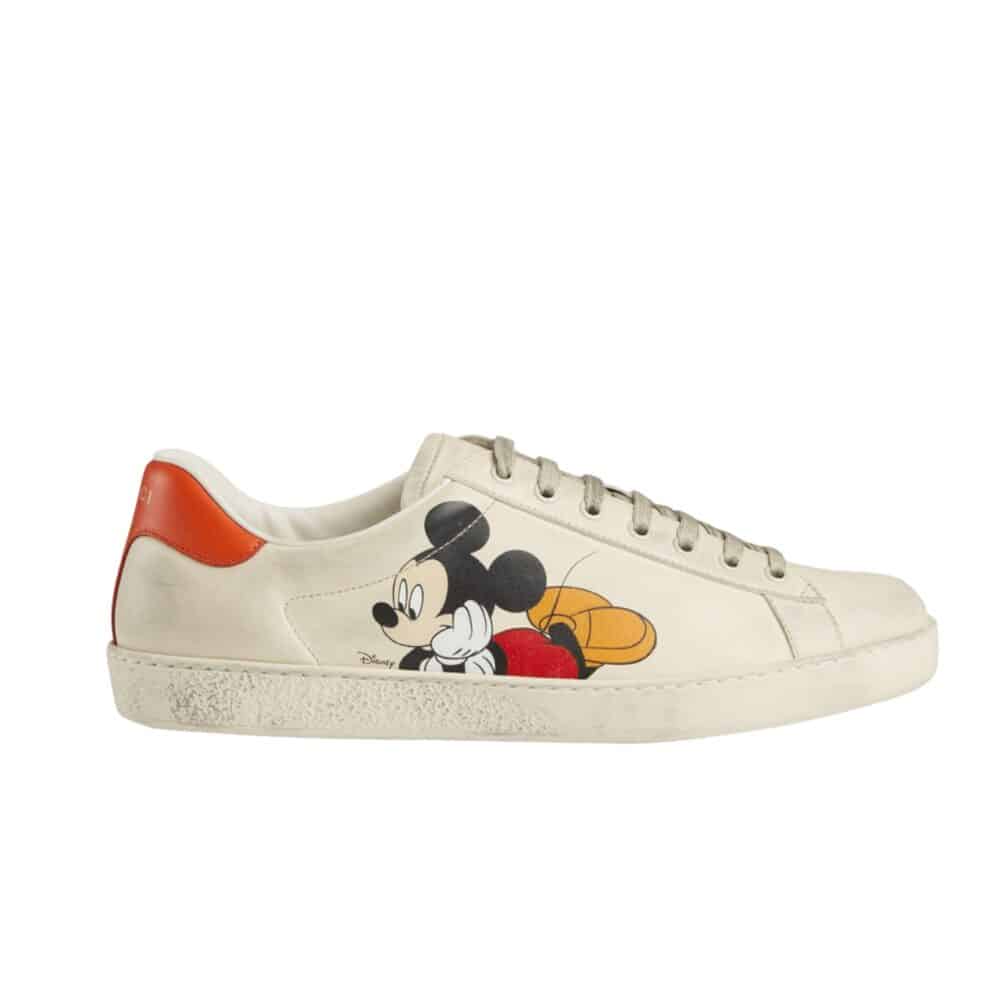 GUCCI ACE X DISNEY IVORY WHITE 603697 AYO70 9591