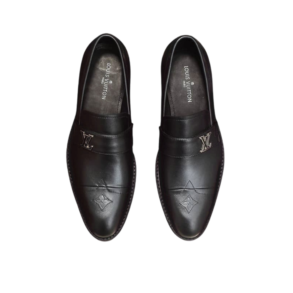 LOUIS VUITTON MEN LOAFERS BLACK
