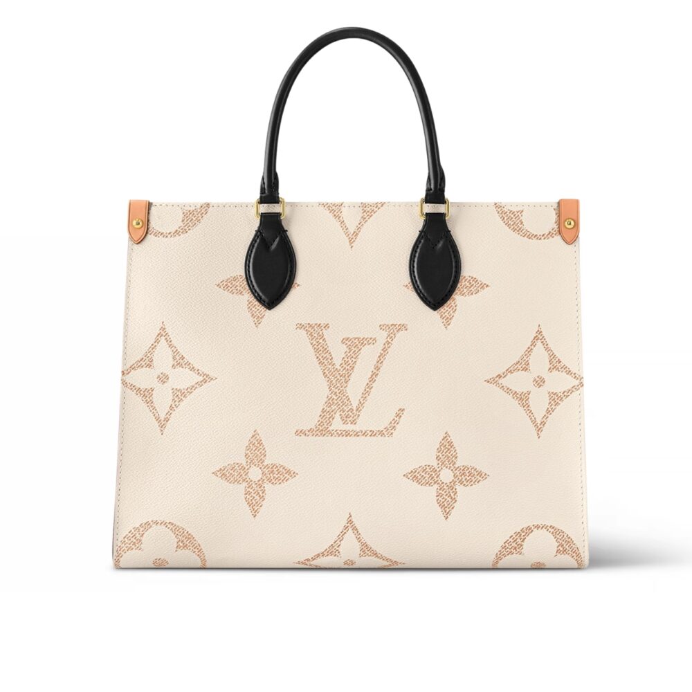 LOUIS VUITTON ONTHEGO MM MONOGRAM CANVAS DUNE 35CM M46912
