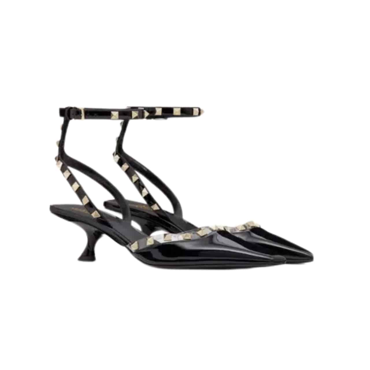VALENTINO GARAVANI ROCKSTUD COUTURE PUMPS BLACK