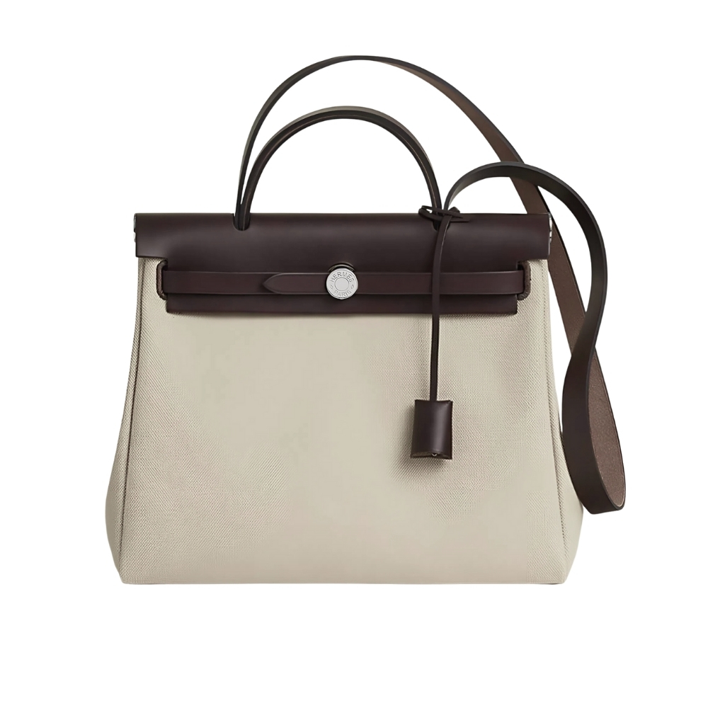 HERMES HERBAG ZIP 31 BAG BEIGE 31CM