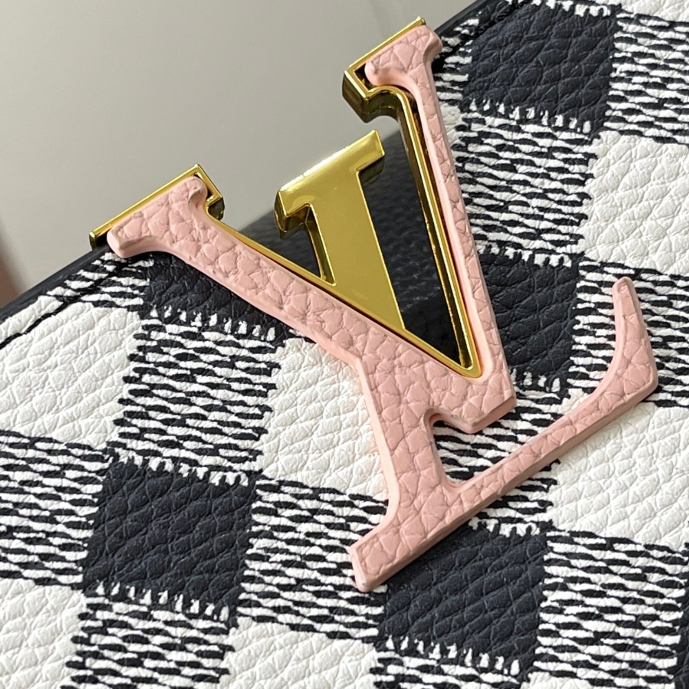 LOUIS VUITTON CAPUCINES BB BAG BLACK 27CM M20716 - Image 6