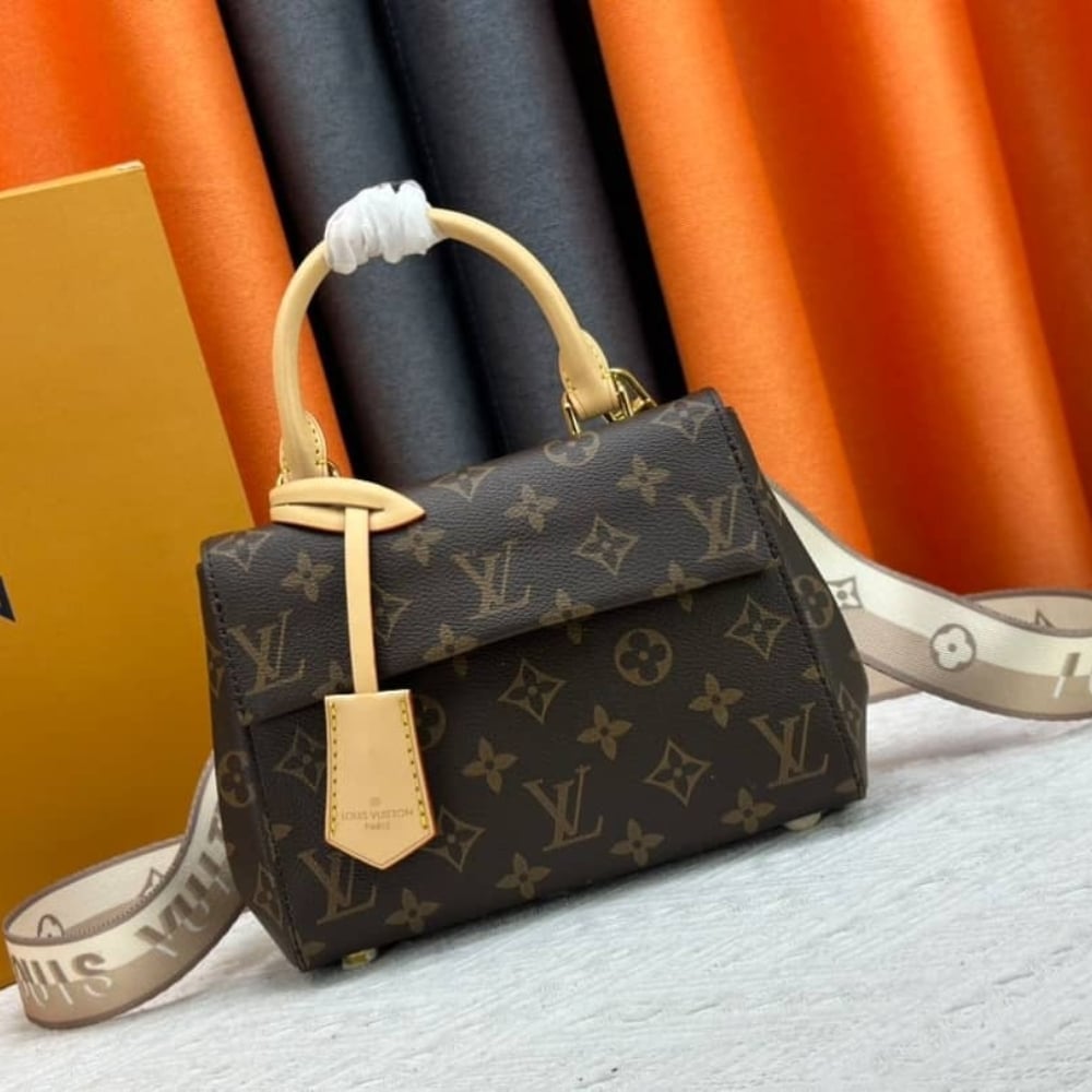 Alternative view of LOUIS VUITTON CLUNY MINI MONOGRAM CANVAS BROWN 20CM M46055