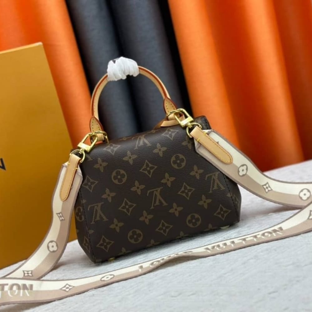LOUIS VUITTON CLUNY MINI MONOGRAM CANVAS BROWN 20CM M46055 - Image 3