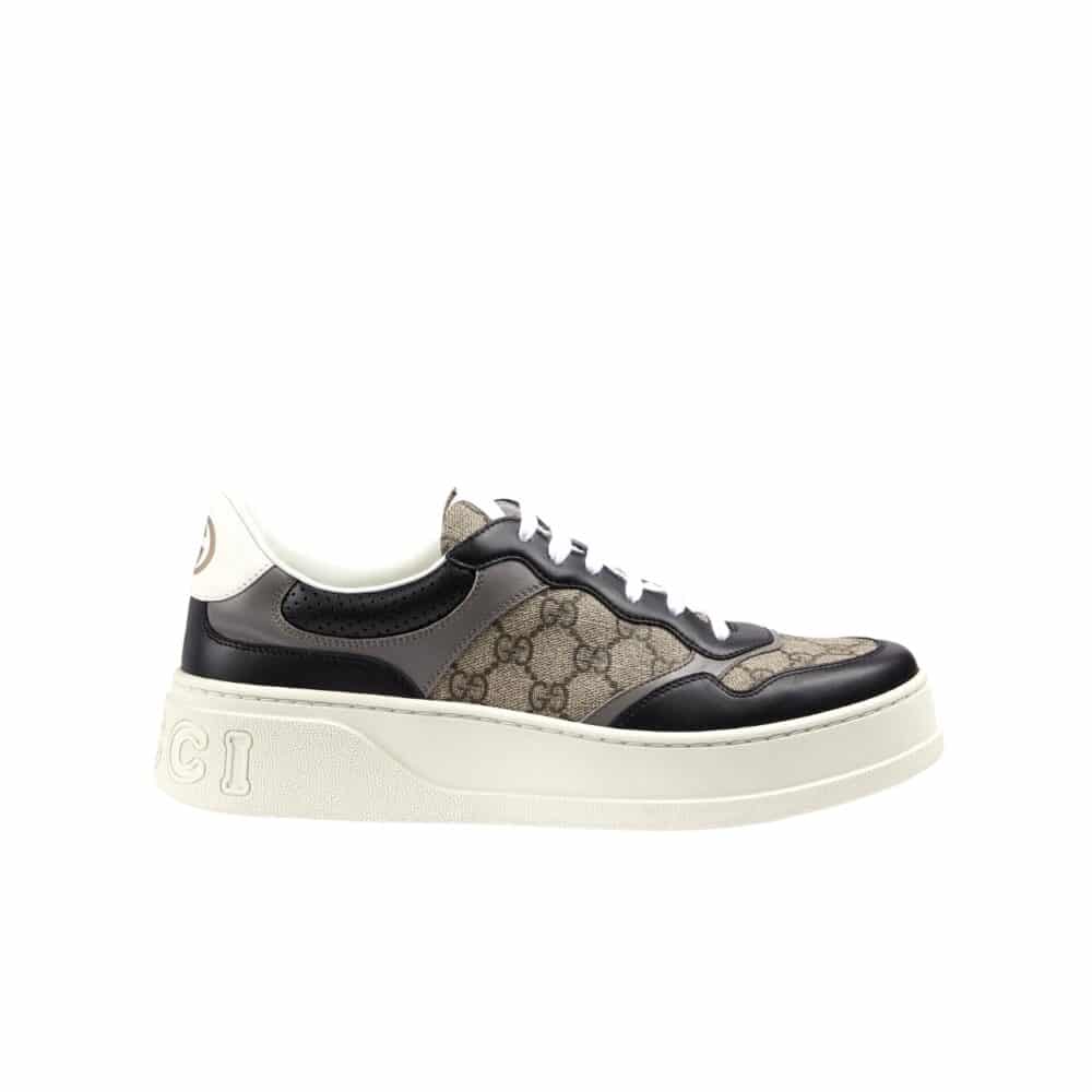 GUCCI MEN'S GG TRAINER SUPREME CANVAS BEIGE 669582 UPGA0 1080