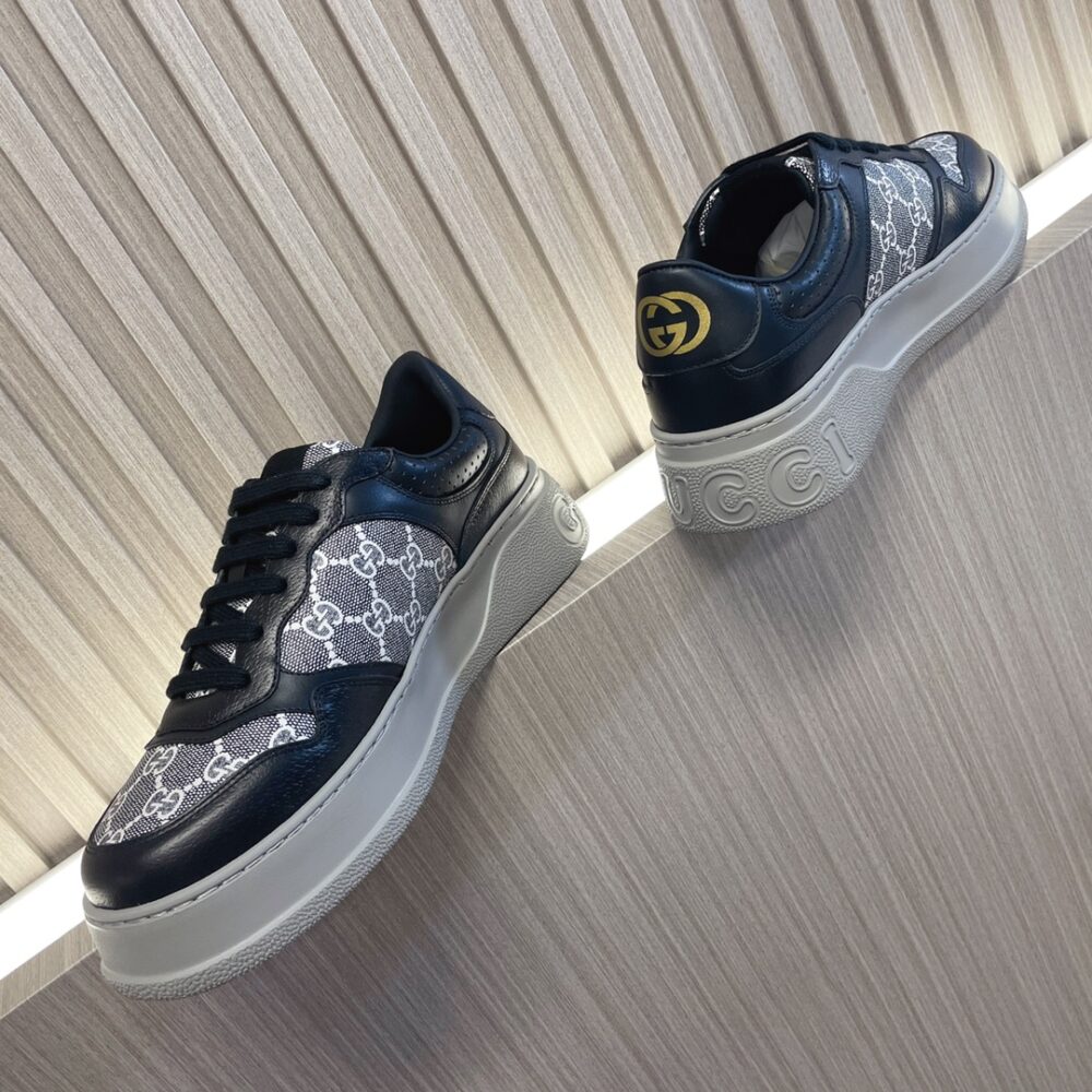 GUCCI MEN'S GG TRAINER SUPREME CANVAS BLACK ‎669582 AACOD 1072 - Image 3