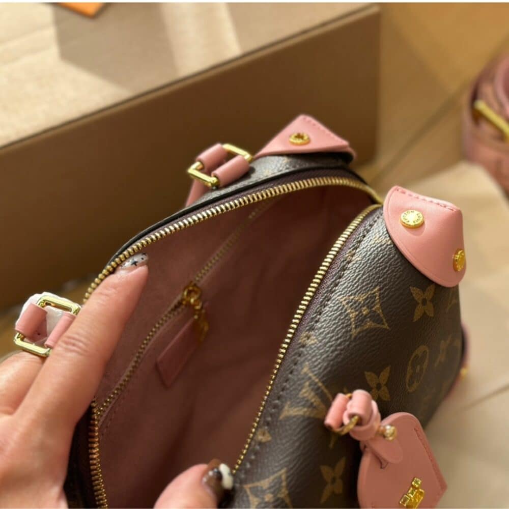 LOUIS VUITTON PEPTITE MALLE SOUPLE PEACH 20CM M45531 - Image 4