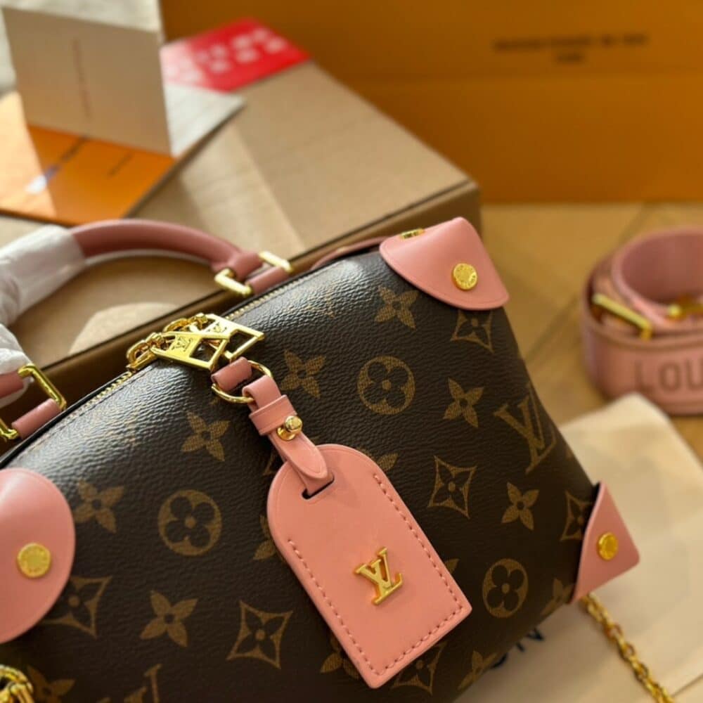 LOUIS VUITTON PEPTITE MALLE SOUPLE PEACH 20CM M45531 - Image 6