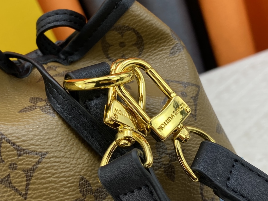 LOUIS VUITTON NÉO PURSE LV CHARMS MONOGRAM BROWN 15CM M82885 - Image 7