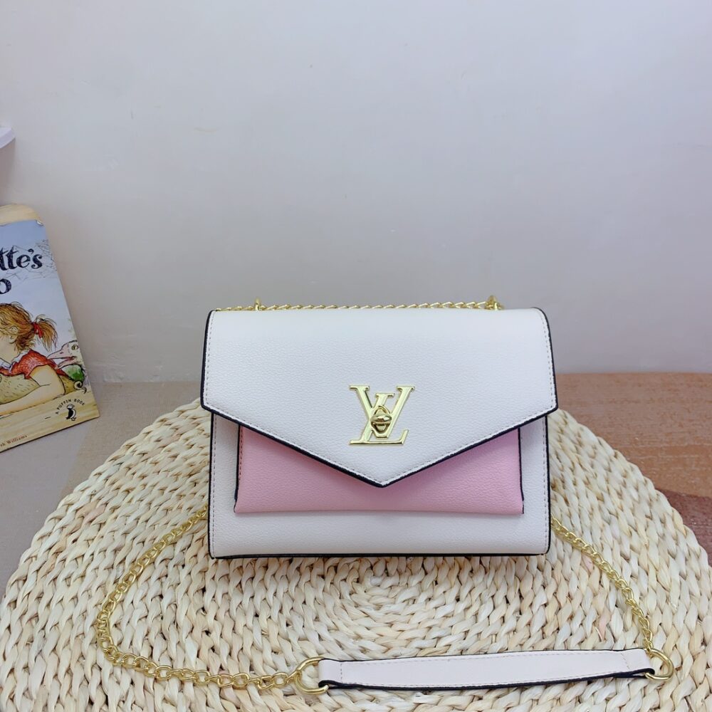 LOUIS VUITTON MYLOCKME SATCHEL CHAIN BAG ROSE TRIANON 23CM M22190 - Image 4