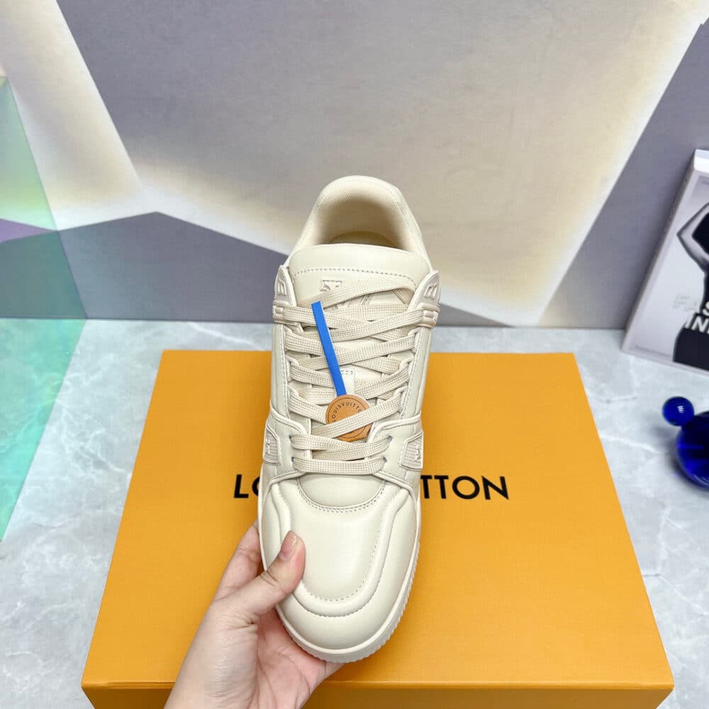 LOUIS VUITTON LV TRAINERS BEIGE 1AC5BQ - Image 6