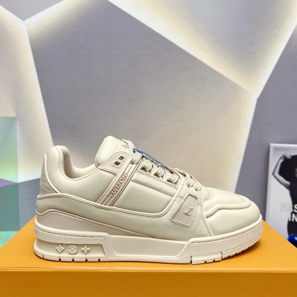 LOUIS VUITTON LV TRAINERS BEIGE 1AC5BQ - Image 5