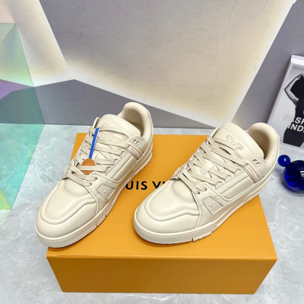 LOUIS VUITTON LV TRAINERS BEIGE 1AC5BQ - Image 3