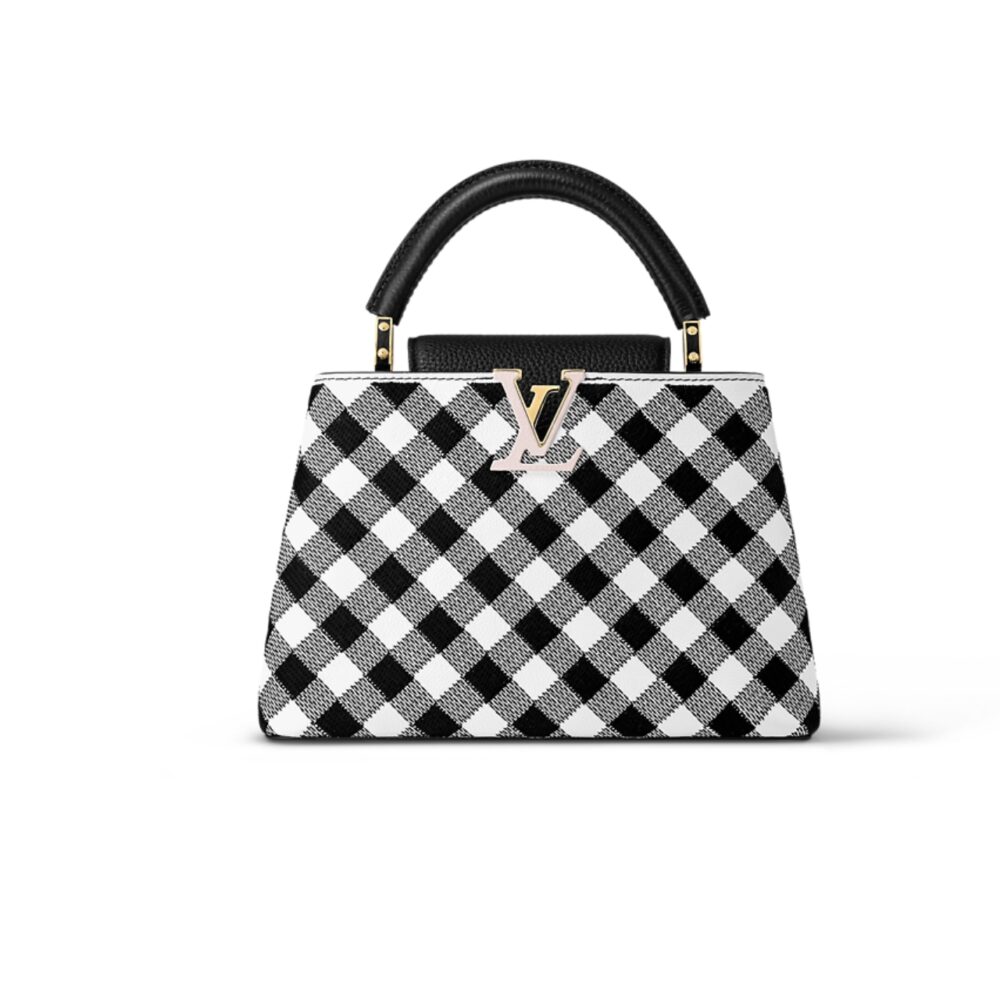 LOUIS VUITTON CAPUCINES BB BAG BLACK 27CM M20716