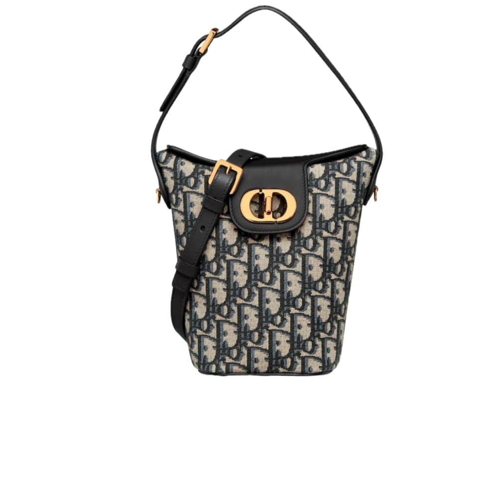 DIOR 30 MONTAIGNE MINI BUCKET BAG BLUE 11CM S2319UTZQ M928