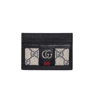 Gucci Ophidia Gg Card Case Monogram Supreme Black 10Cm ‎523159 96Iwn 4076