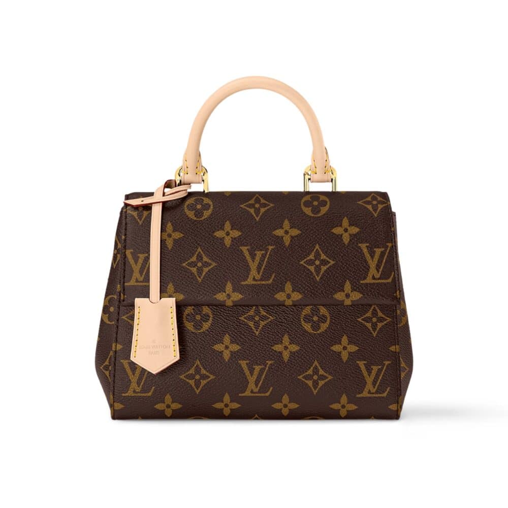 LOUIS VUITTON CLUNY MINI MONOGRAM CANVAS BROWN 20CM M46055