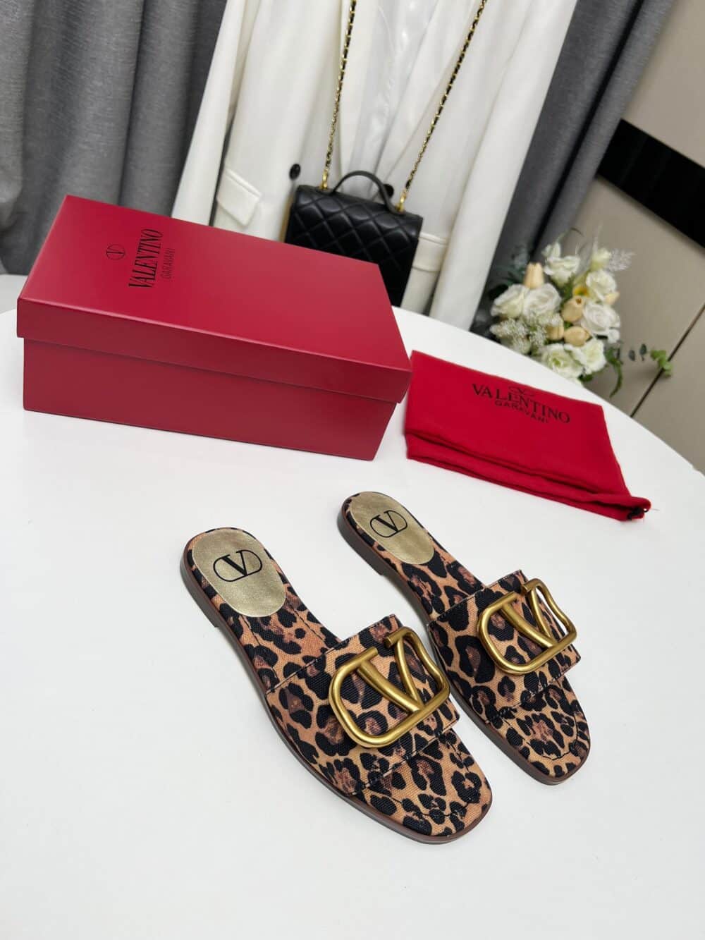 Alternative view of VALENTINO GARAVANI LEOPARD PRINT BUCKLE SANDALS 3W2S0BD5RQY 09J