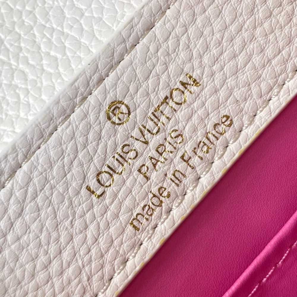 LOUIS VUITTON CAPUCINES MINI WHITE 21CM M23718 - Image 10