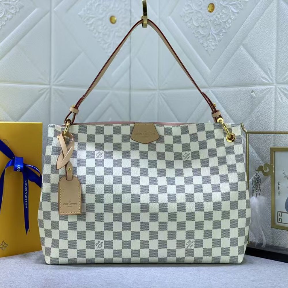 Alternative view of Louis Vuitton Graceful PM Damier Azur 35Cm N42249