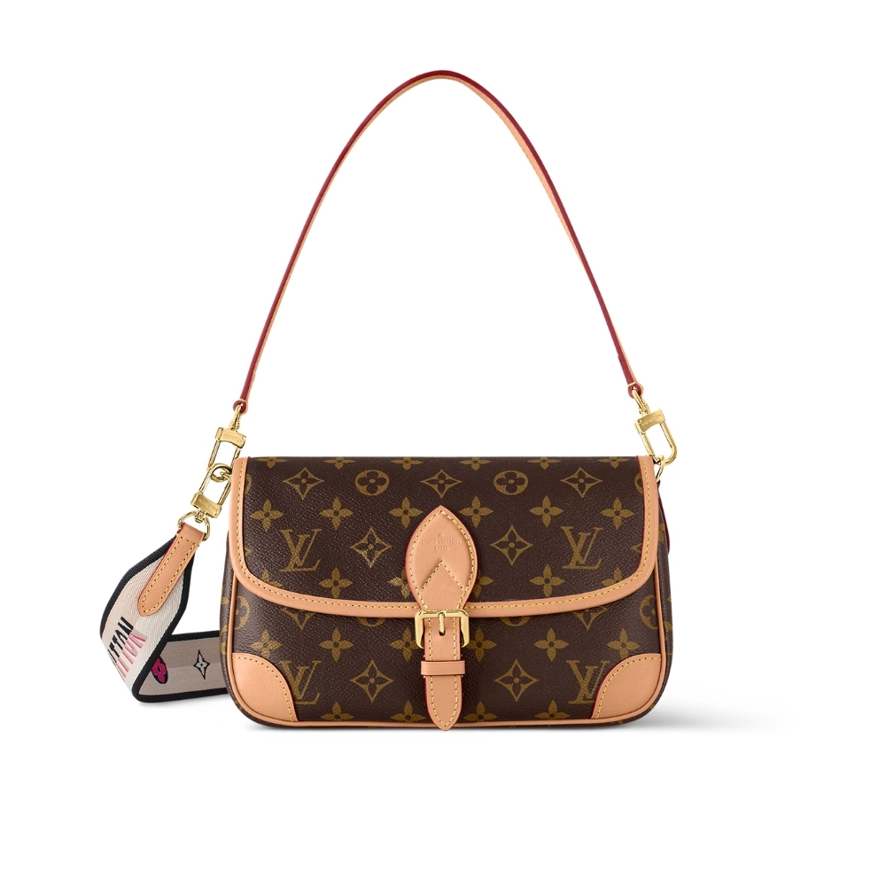 LOUIS VUITTON DIANE MONOGRAM CANVAS BLACK 24CM M45985