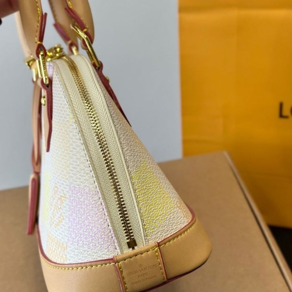 Louis Vuitton Alma BB Damier Canvas Peach 23Cm N40516 - Image 6