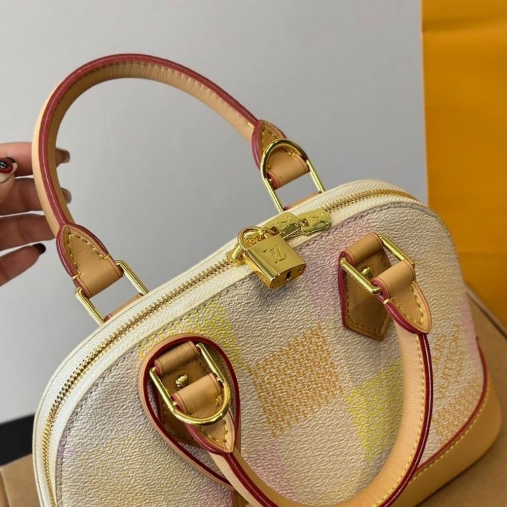 Louis Vuitton Alma BB Damier Canvas Peach 23Cm N40516 - Image 3