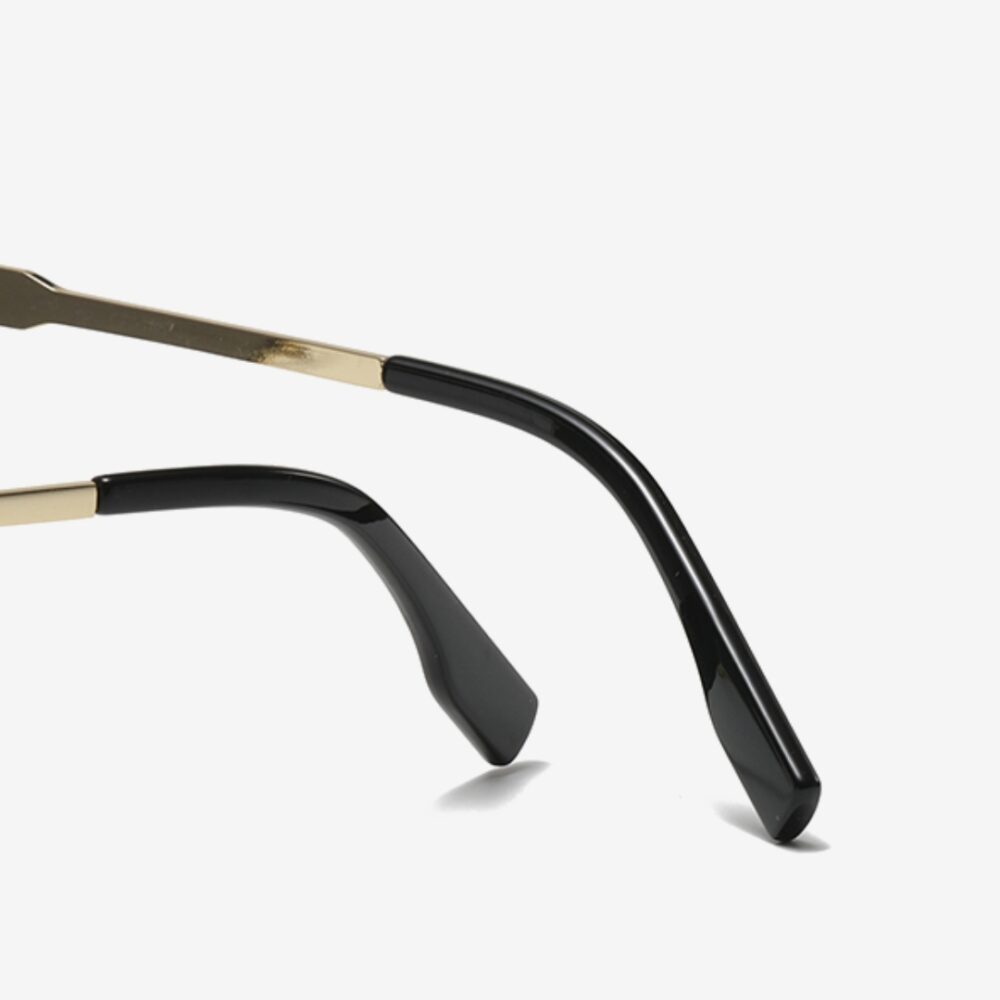 LOUIS VUITTON CYCLONE METAL SUNGLASSES GOLD HARDWARE BLACK Z1700U - Image 4