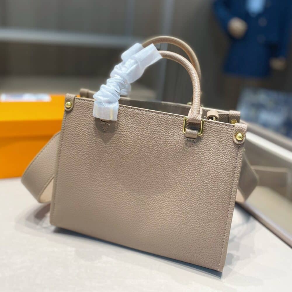 LOUIS VUITTON LOCK AND GO BAGS DARK BEIGE 24CM - Image 4