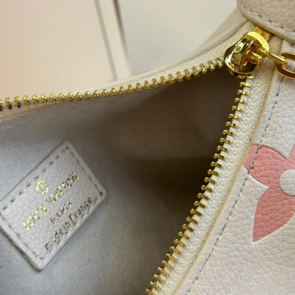 LOUIS VUITTON MINI MOON BAG IN LATTE WHITE AND CHAMALLOW PINK 21CM M24108 - Image 5