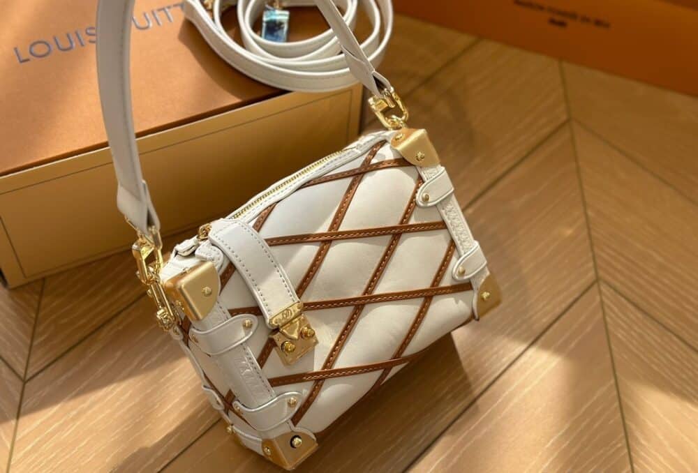 LOUIS VUITTON SIDE TRUNK PM CRÈME NOISETTE 18CM M25216 - Image 2