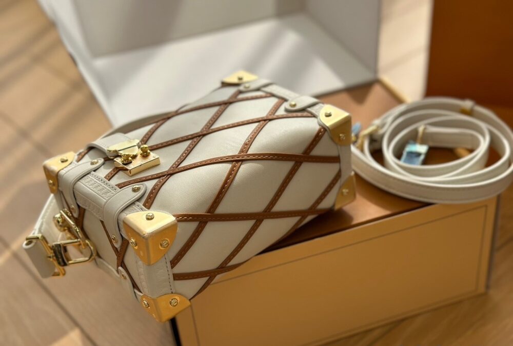 LOUIS VUITTON SIDE TRUNK PM CRÈME NOISETTE 18CM M25216 - Image 6