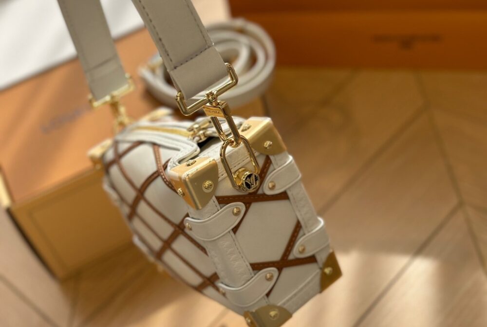 LOUIS VUITTON SIDE TRUNK PM CRÈME NOISETTE 18CM M25216 - Image 7