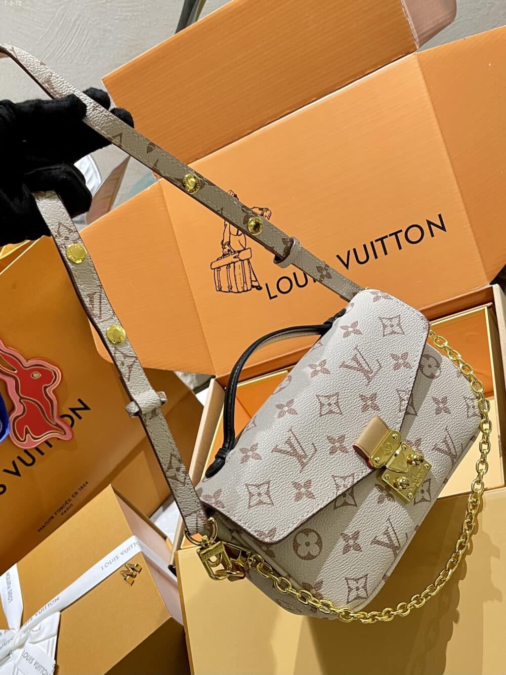 LOUIS VUITTON POCHETTE MÉTIS EAST WEST MONOGRAM CANVAS 21CM M46914 - Image 8
