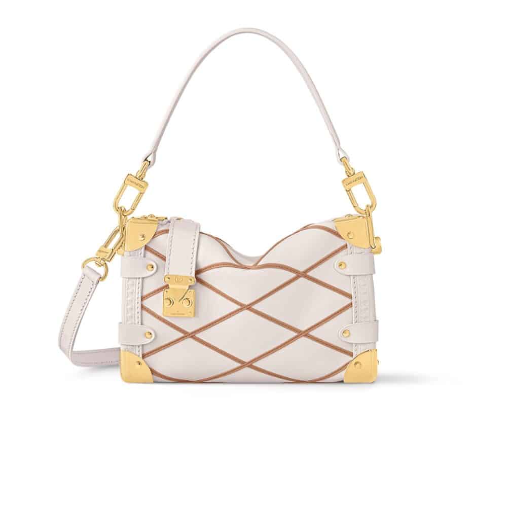 LOUIS VUITTON SIDE TRUNK PM CRÈME NOISETTE 18CM M25216