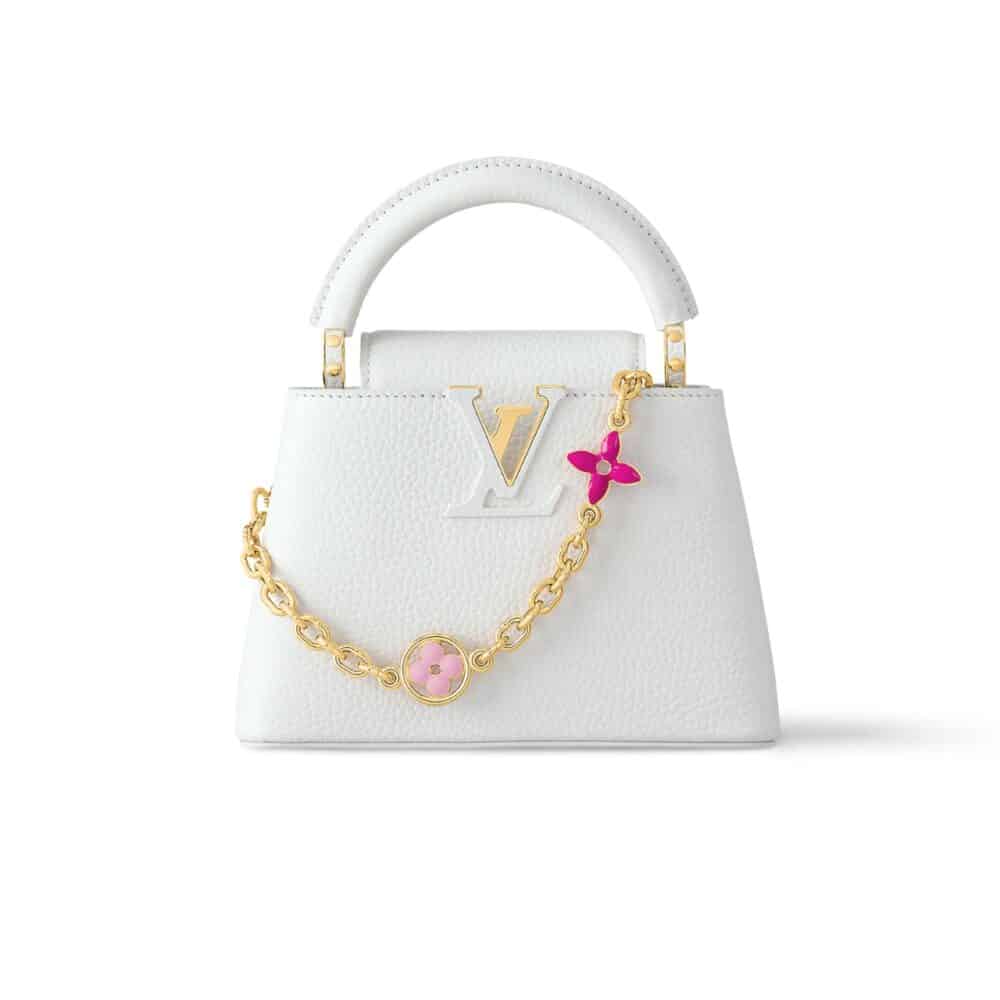 LOUIS VUITTON CAPUCINES MINI WHITE 21CM M23718