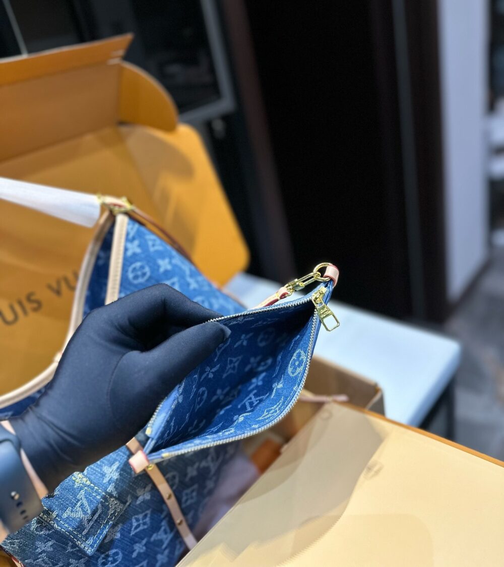 LOUIS VUITTON CARRYALL PM DENIM BLUE 28CM M46855 - Image 3