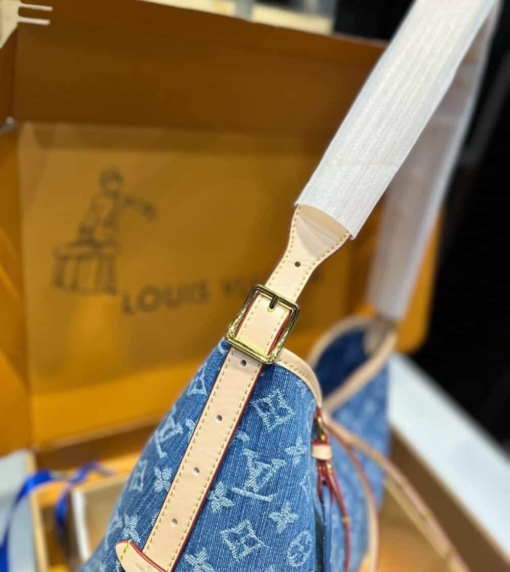 LOUIS VUITTON CARRYALL PM DENIM BLUE 28CM M46855 - Image 4