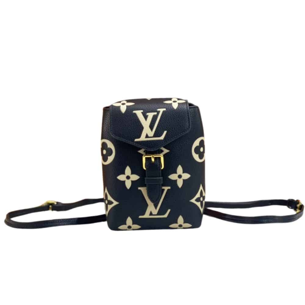 LOUIS VUITTON TINY BACKPACK EMPREINTE BLACK 19CM