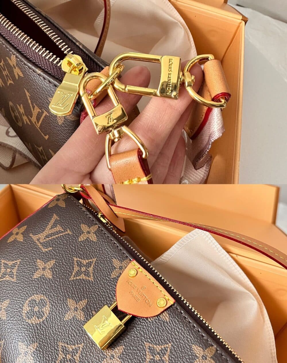 LOUIS VUITTON POCHETTE TIRETTE MONOGRAM CANVAS 23CM M47123 - Image 8