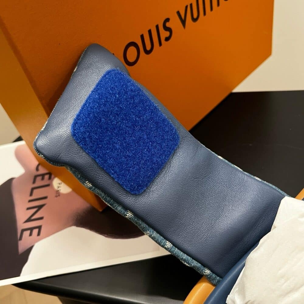 LOUIS VUITTON POOL PILLOW FLAT COMFORT MULES BLUE 1ACJVH - Image 6