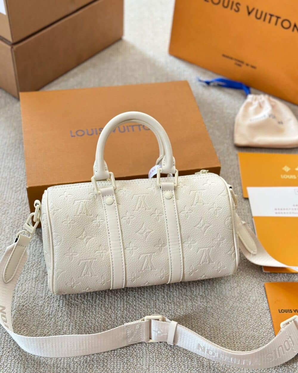 LOUIS VUITTON KEEPALL BANDOULIÈRE FULL MOON 25CM M24434 - Image 7