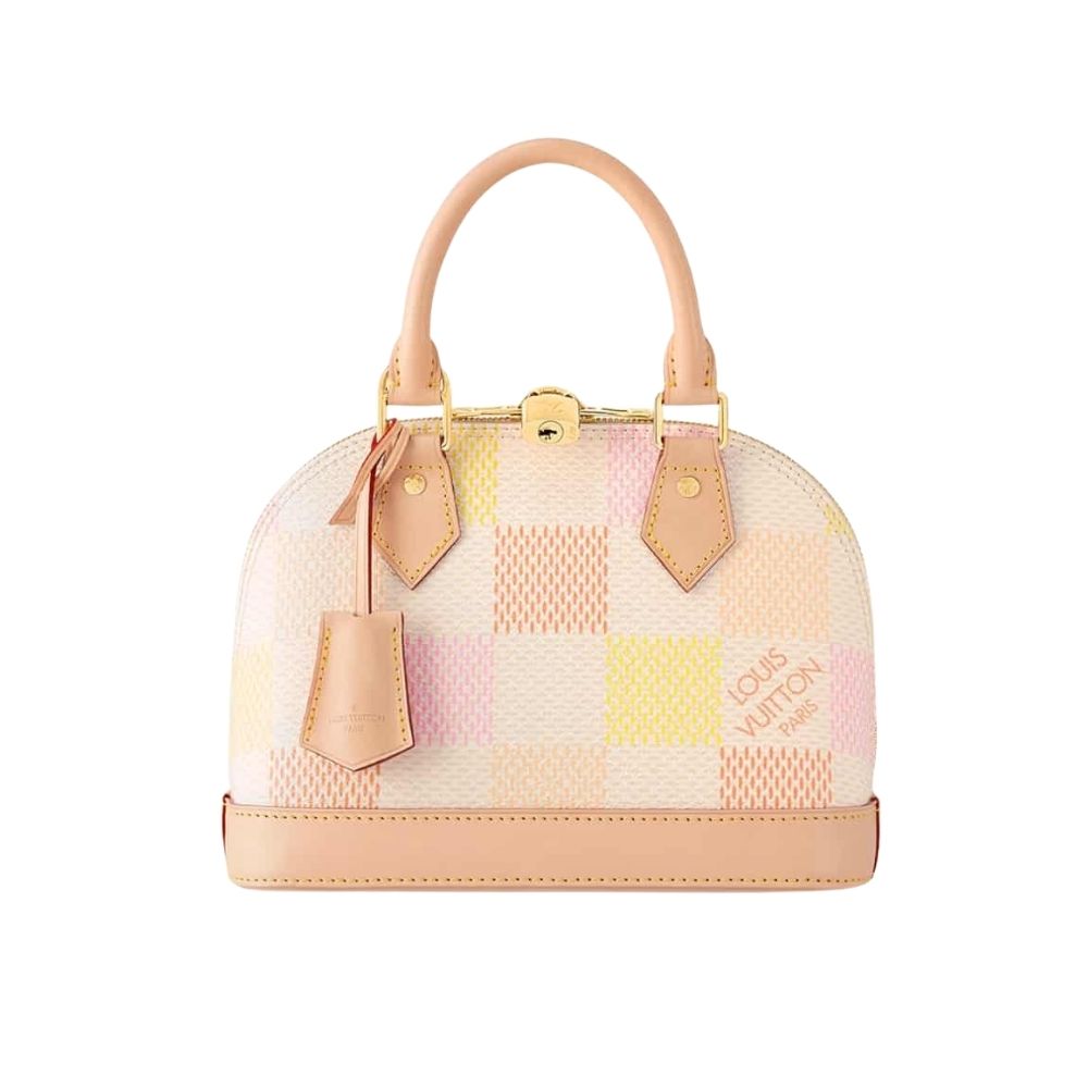 Louis Vuitton Alma BB Damier Canvas Peach 23Cm N40516