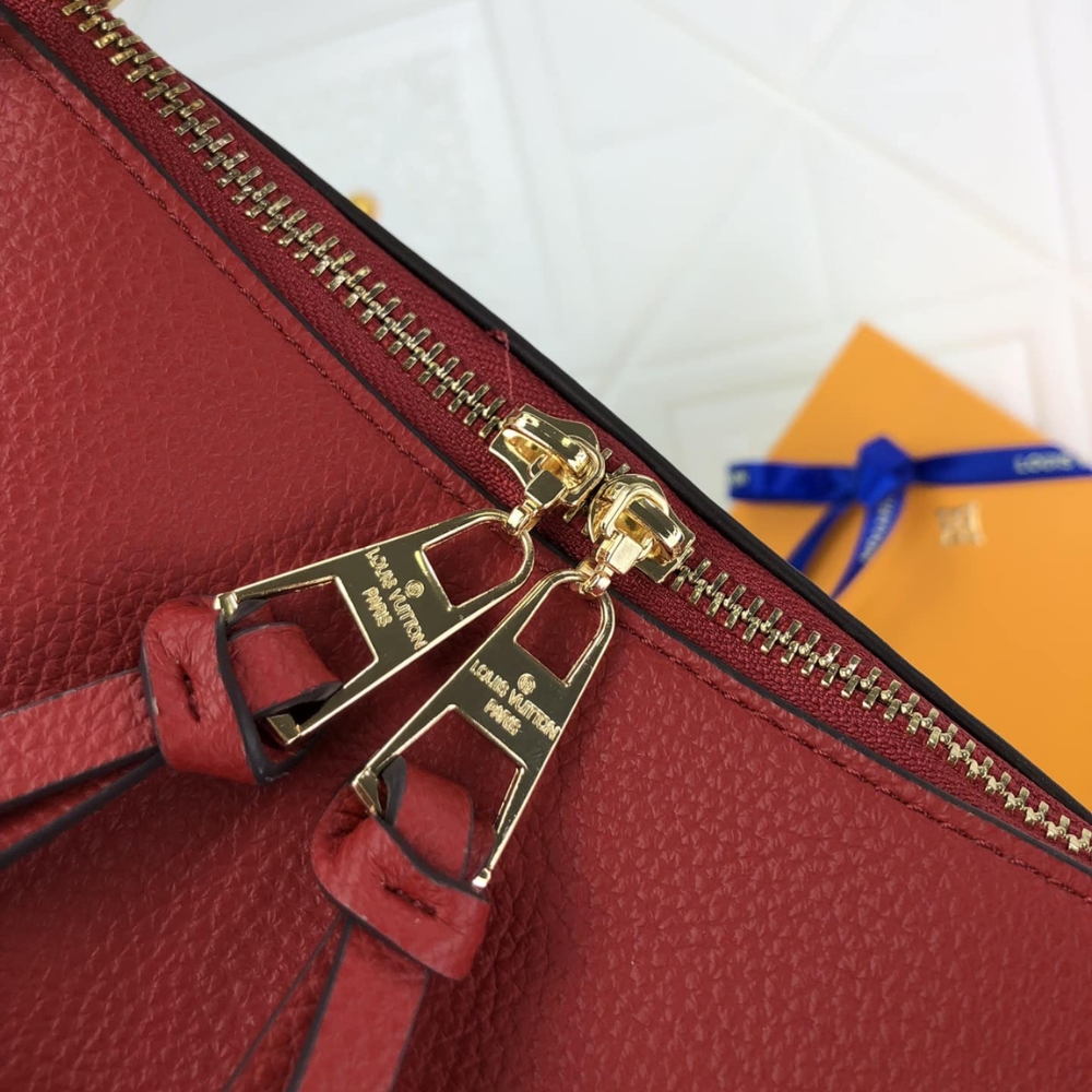 Louis Vuitton Maida Hobo Handbag Monogram Tuilerie Bezas Red 33Cm M43798 - Image 7