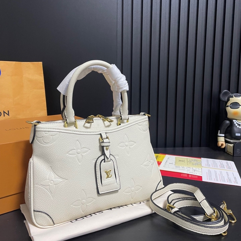Alternative view of Louis Vuitton Trianon PM Monogram Empreinte White 28Cm M46503