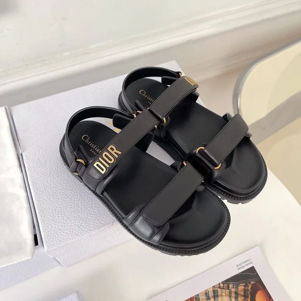 Alternative view of DIOR DIORACT SANDAL BLACK KCQ547LAB S900