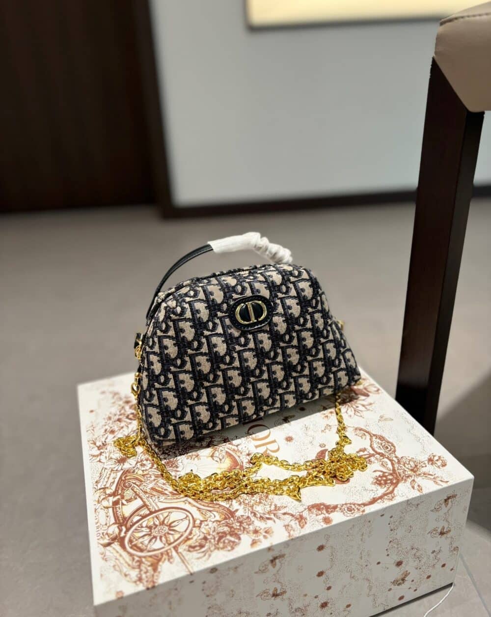 Alternative view of DIOR MINI 30 MONTAIGNE D-COSY BAG BLACK 20CM S2169UTZQ M928