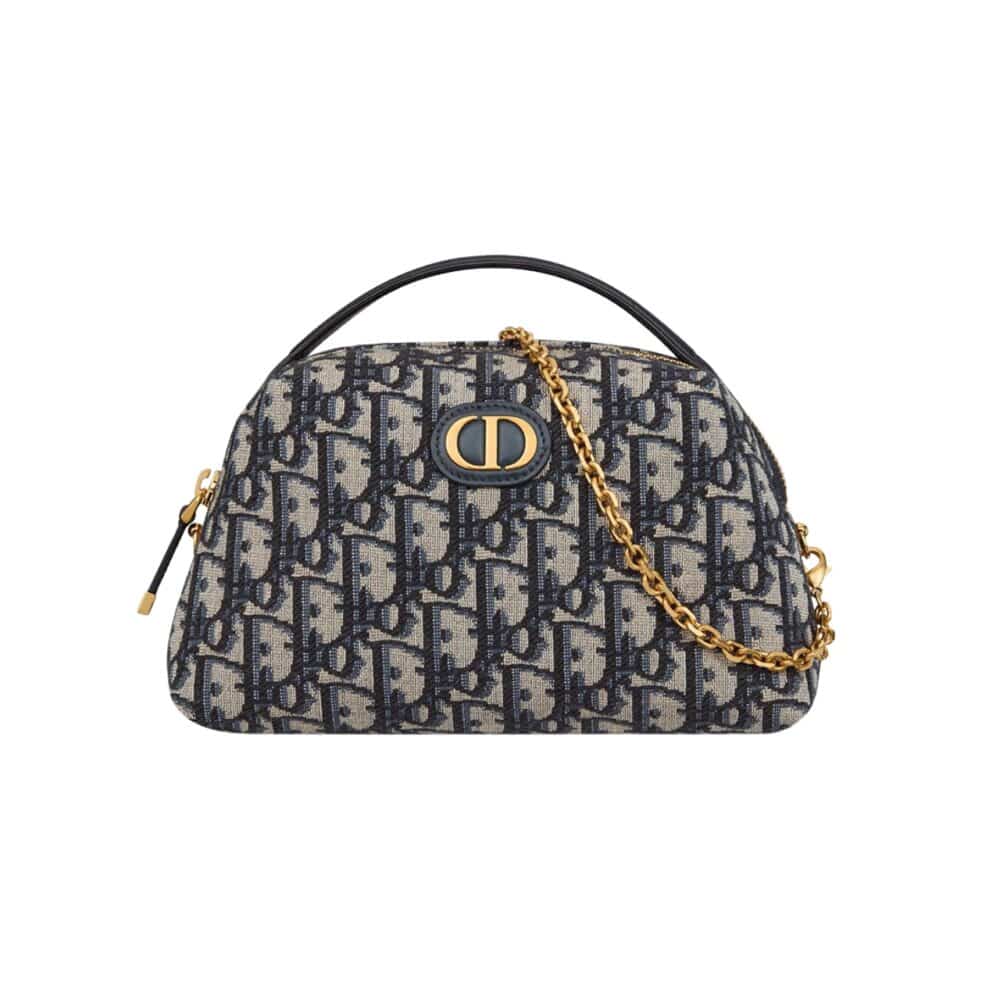 DIOR MINI 30 MONTAIGNE D-COSY BAG BLACK 20CM S2169UTZQ M928